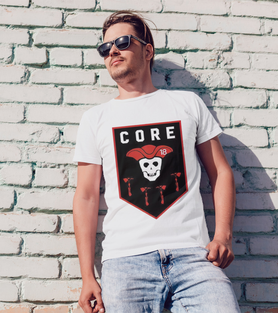 CORE Pirate Skull 18 Emblem T-Shirt