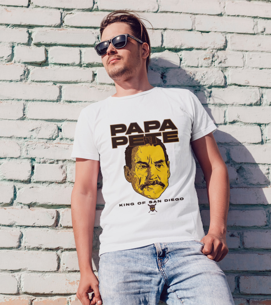 Papa Pete King Of San Diego Iconic Yellow T-Shirt
