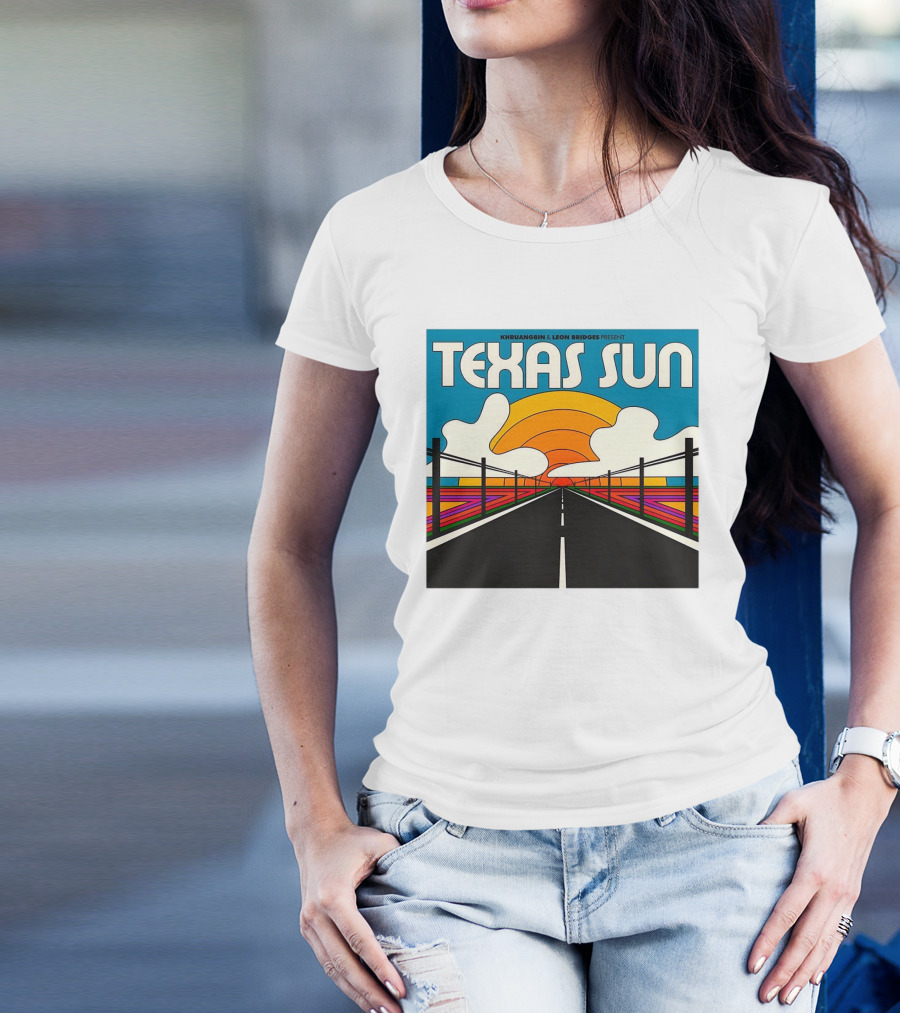 Khruangbin And Leon Bridges Present Texas Sun United State T-Shirt