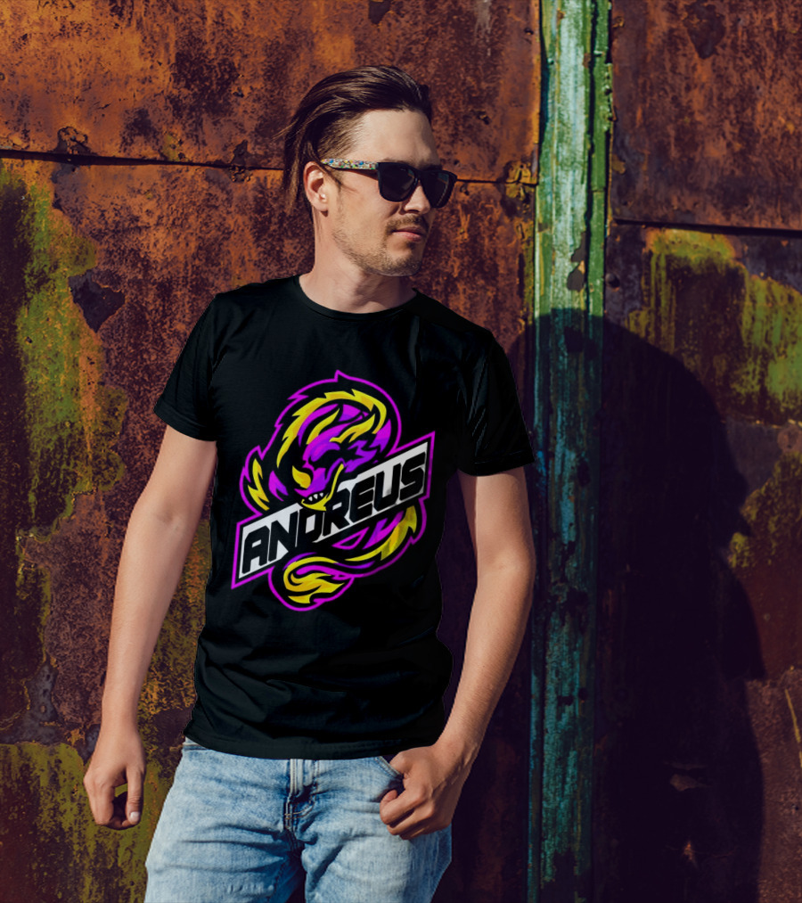 ANDREUS Dragon Logo Aoandreus13 T-Shirt