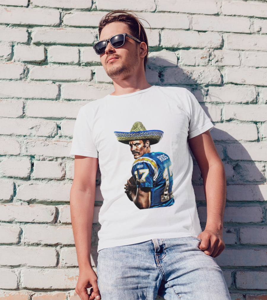 Rios 17 Los Angeles Chargers Sombrero T-Shirt