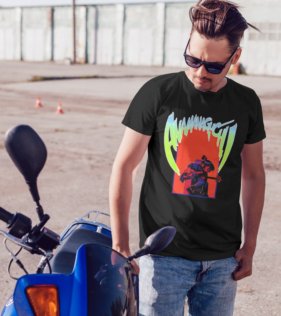 Anamanaguchi Scott Pilgrim Vs The World Guitar Character T-Shirt