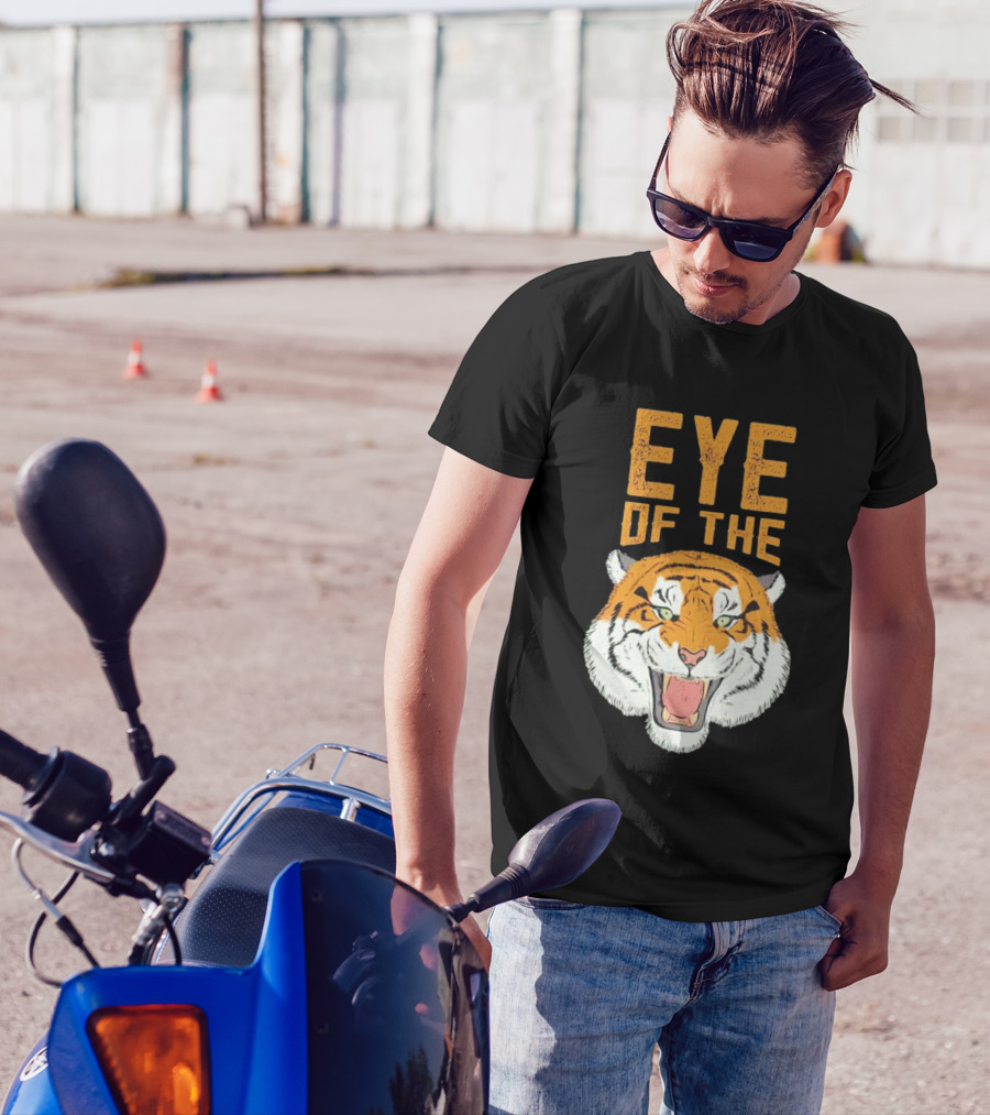 Eye Of The Tiger Fierce Roaring Tiger Face T-Shirt