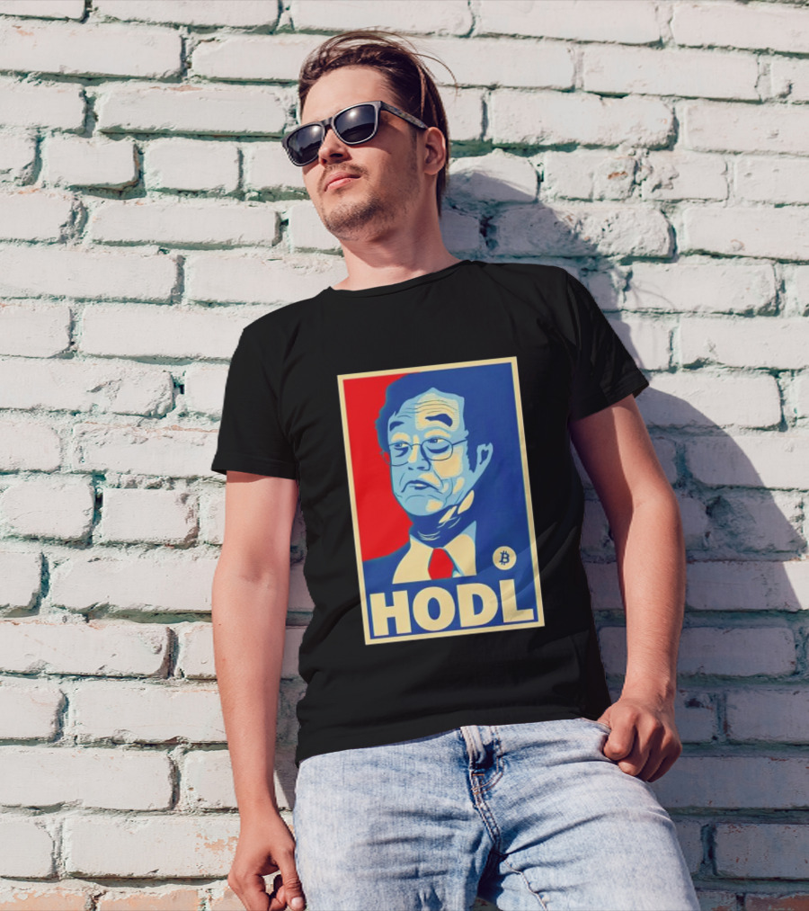 Satoshi Hodl Bitcoin Hope Poster Icon T-Shirt