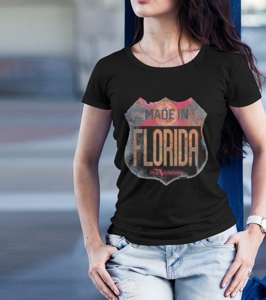 Made In Florida Flo Grown Badge T-Shirt