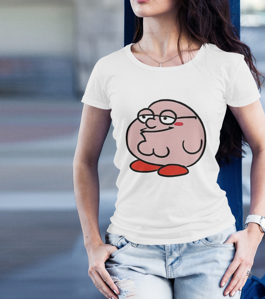 Peter Griffin Kirby Crossover Mashup T-Shirt