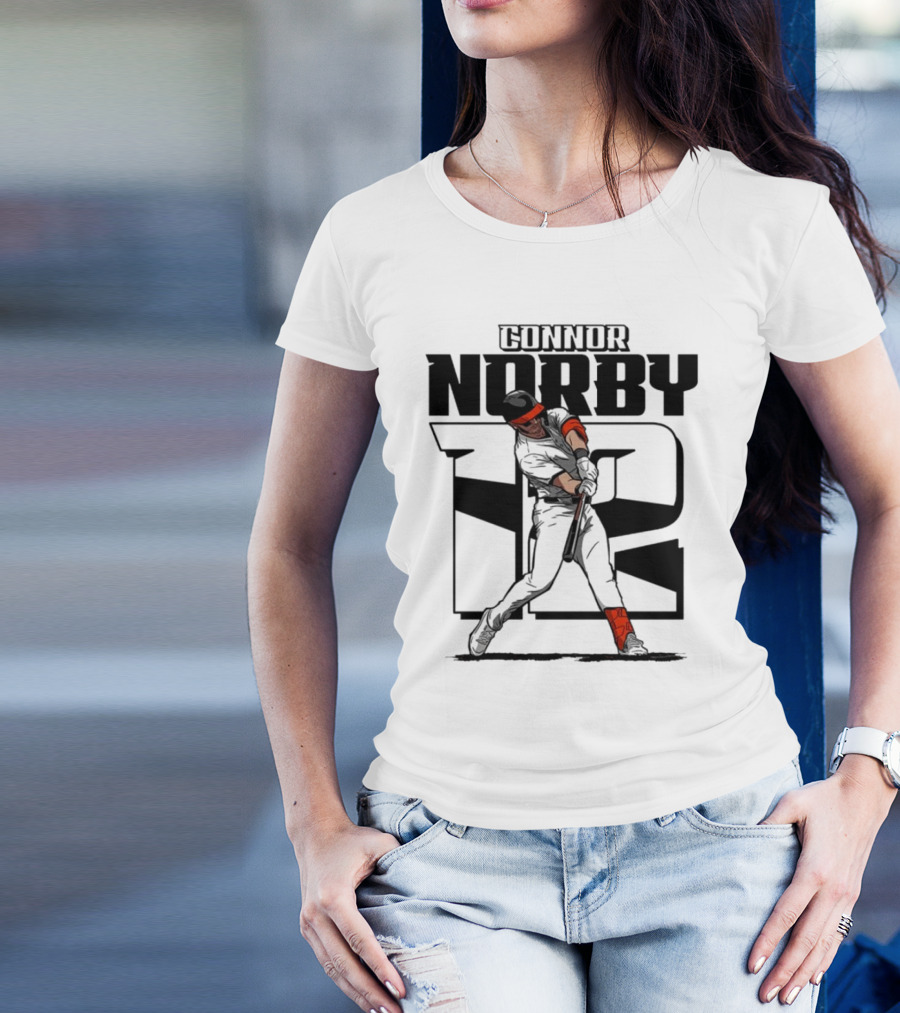 Connor Norby Baltimore Orioles Number 12 Player T-Shirt