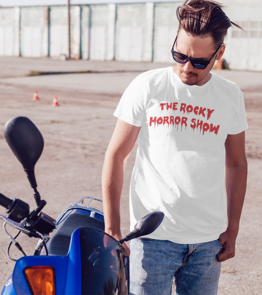 The Rocky Horror Show Dripping Red Horror Font T-Shirt