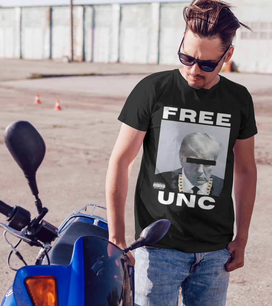 Free Unc Trump Shot Parental Advisory T-Shirt