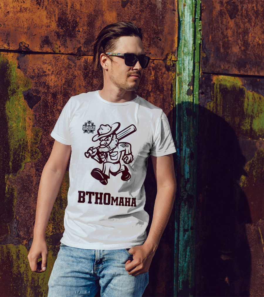 Texas A&M Aggies BTHOmaha NCAA Men’s Baseball College World Series 2024 Champion T-Shirt