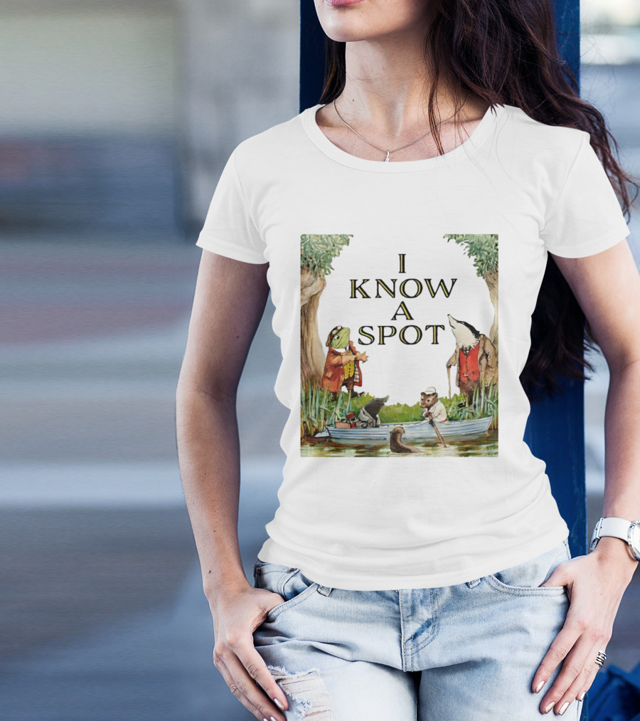 I Know A Spot Animals By The River With Friends T-Shirt