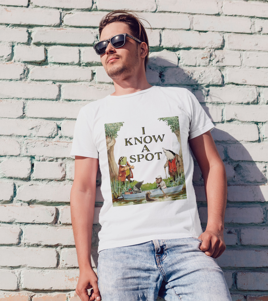I Know A Spot Animals By The River With Friends T-Shirt