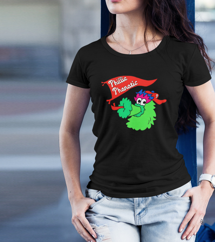 Phillie Phanatic Philadelphia Phillies Mascot Banner T-Shirt