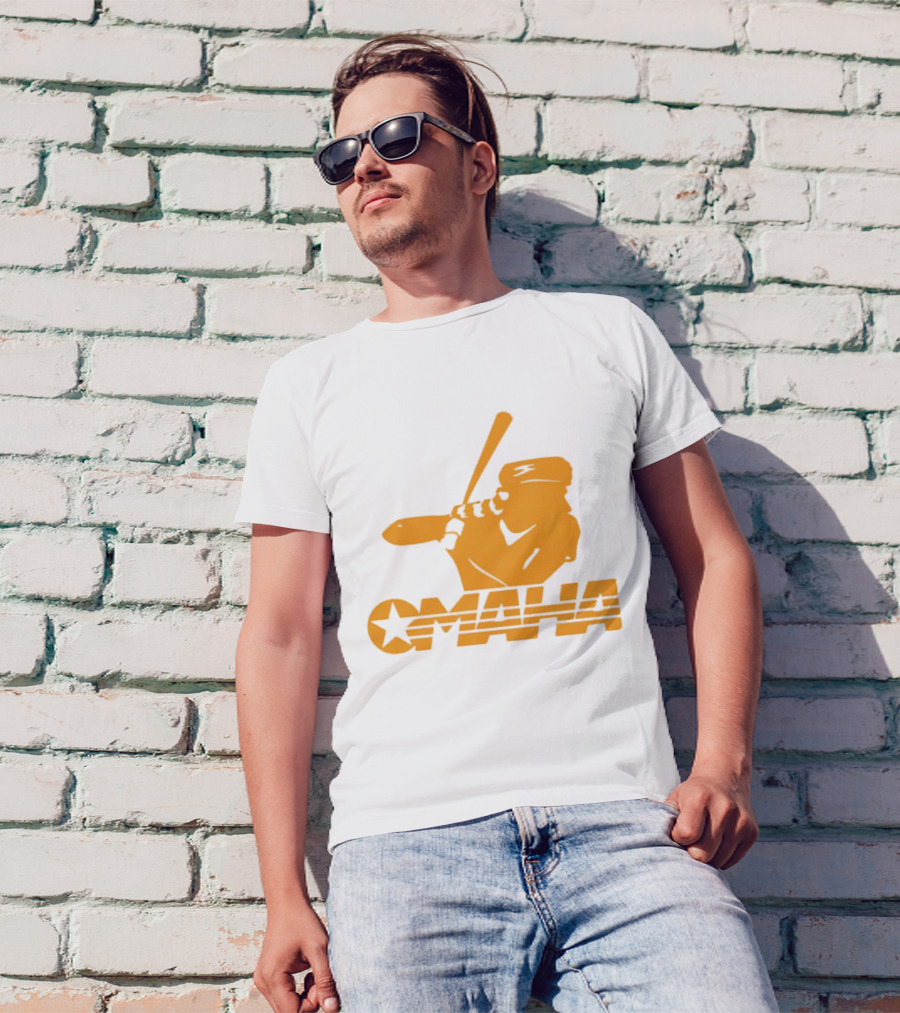 Omaha Baseball Player Star T-Shirt