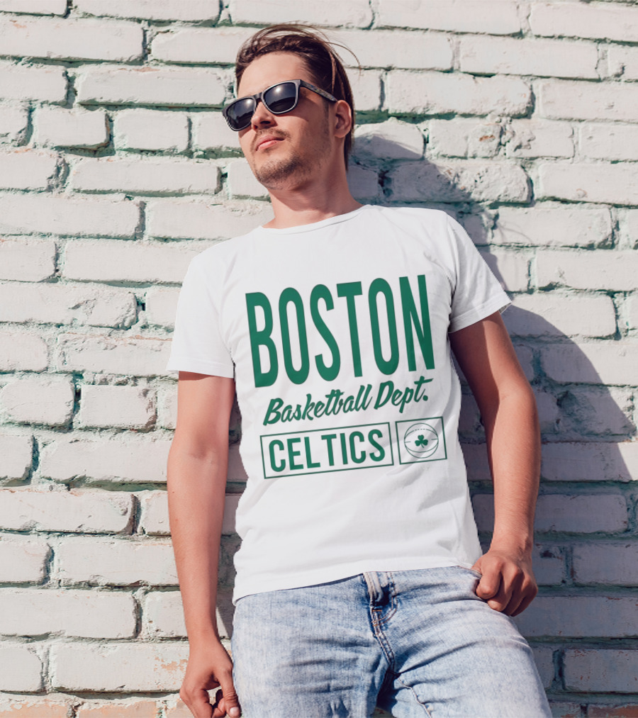 Boston Celtics Basketball Dept Celtics Shamrock T-Shirt