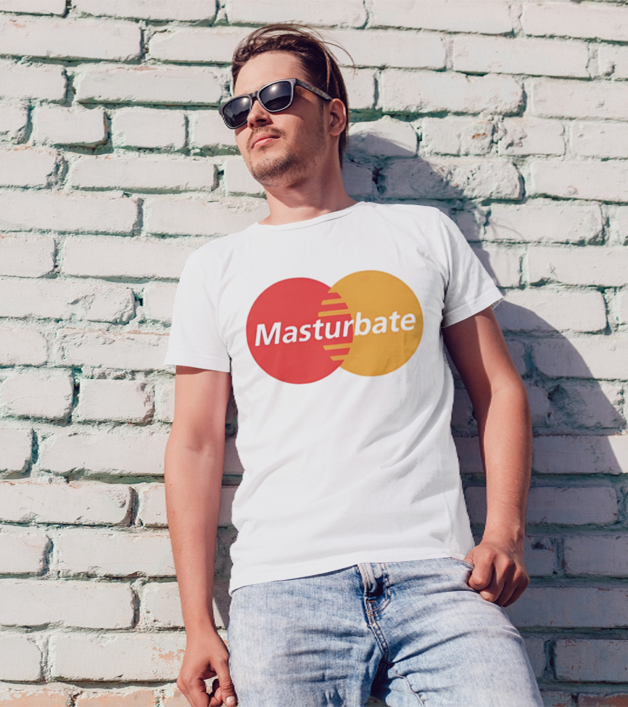Masturbate Mastercard T-Shirt