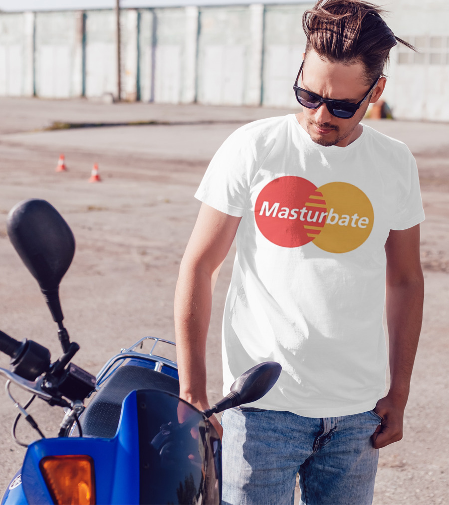 Masturbate Mastercard T-Shirt