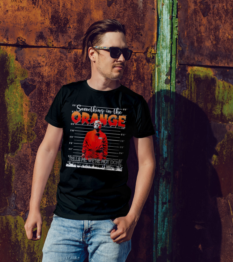 Something In The Orange Tells Me We're Not Done Trump T-Shirt