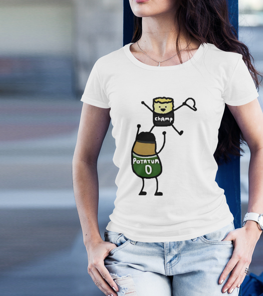 Potatum 0 And Champ Tot Victory T-Shirt