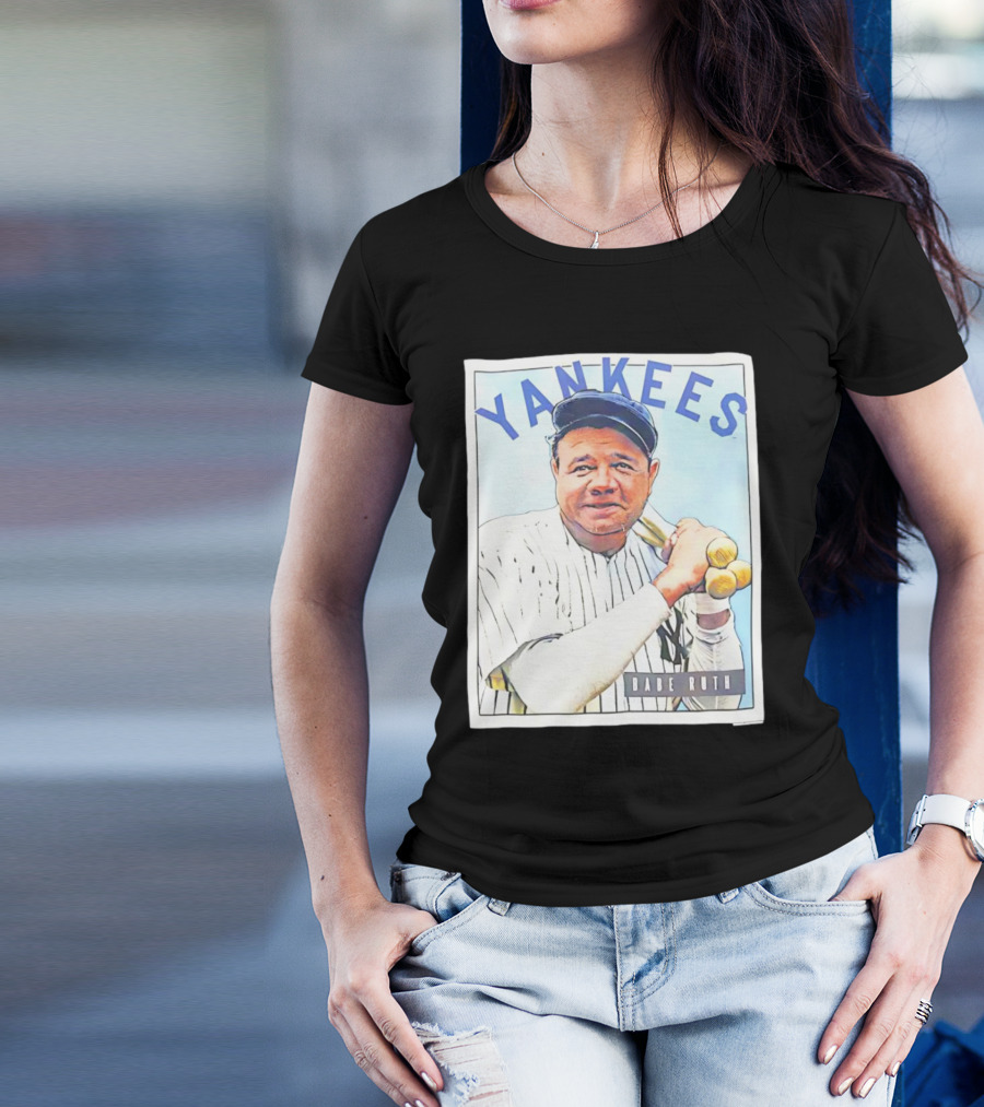 YANKEES Babe Ruth Baseball T-Shirt