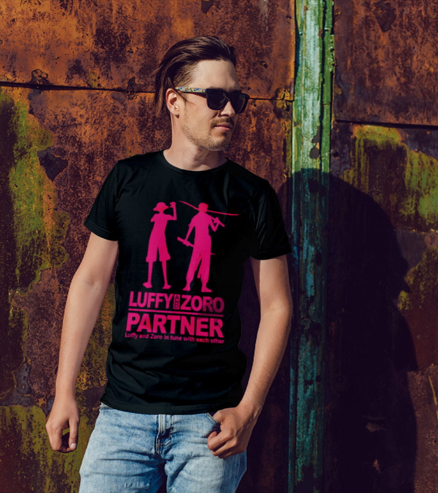 Luffy And Zoro Partner In Tune With Each Other T-Shirt