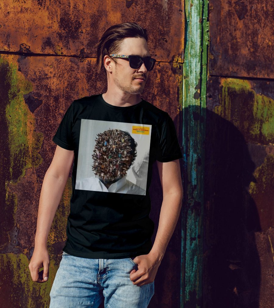 Kinds Of Kindness Original Score By Jerskin Fendrix Collage Face T-Shirt