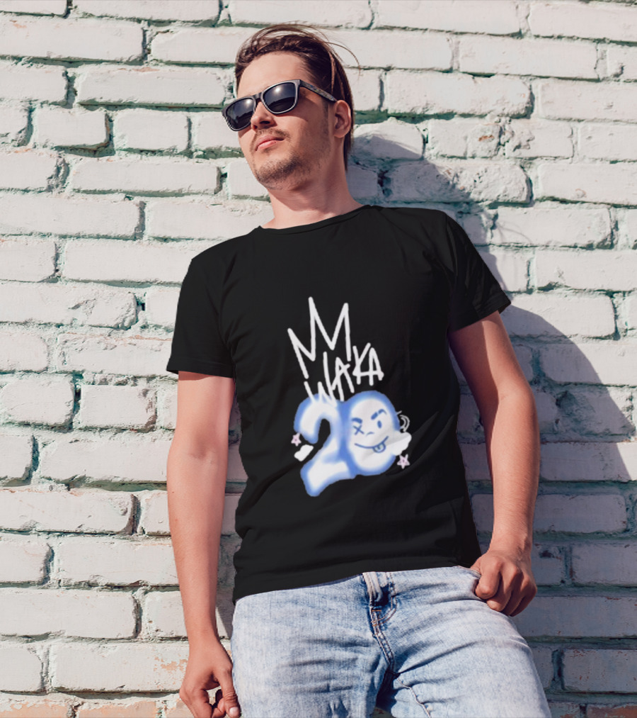 Waka Crew Waka 20 Birthday Bundle MM Style Cloud Star Emoji T-Shirt