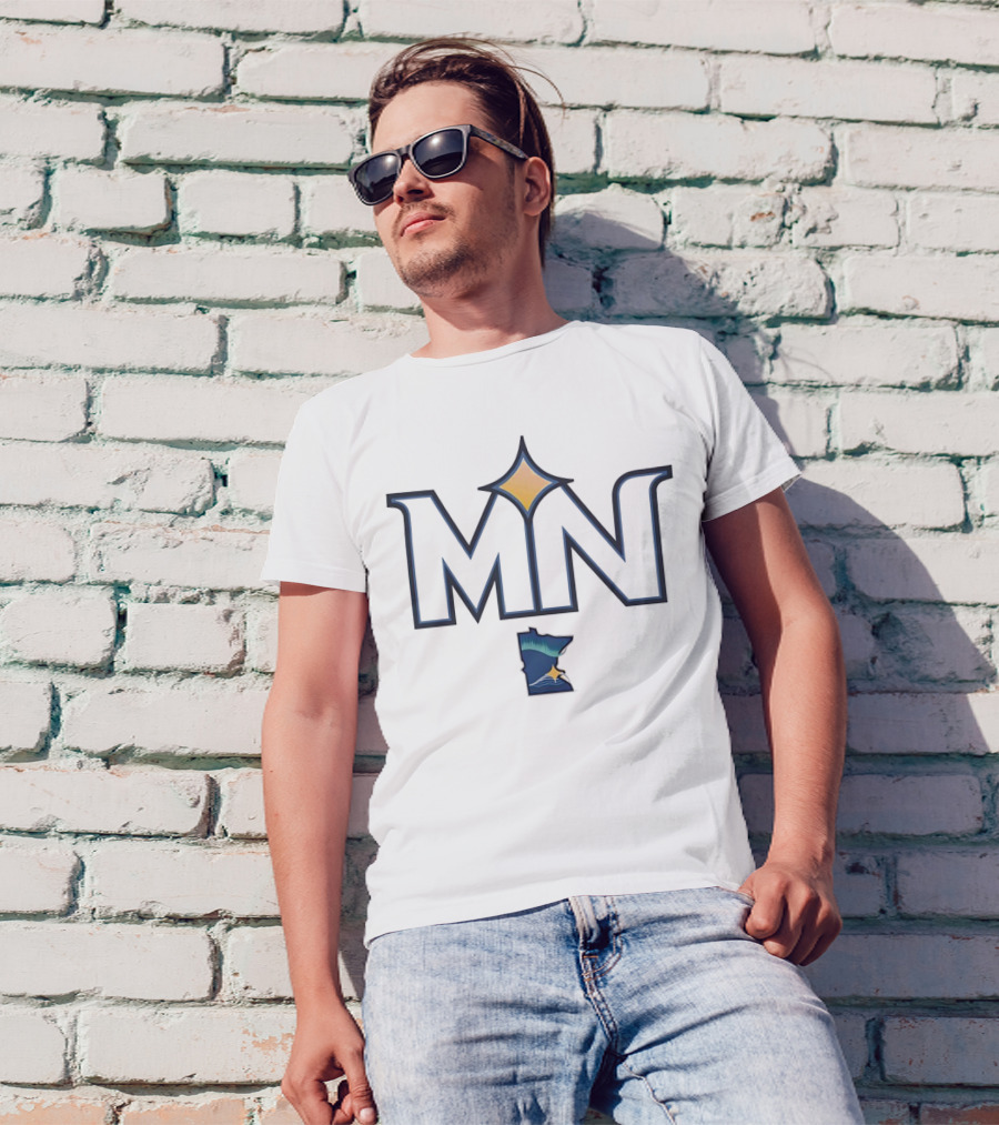 MN Minnesota Twins City Map T-Shirt