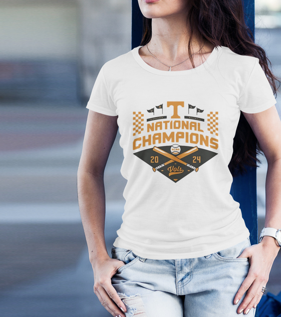 Tennessee Volunteers 2024 NCAA National Champions Vols Baseball T-Shirt