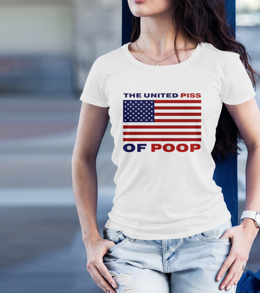 The United Piss Of Poop America Flag T-Shirt
