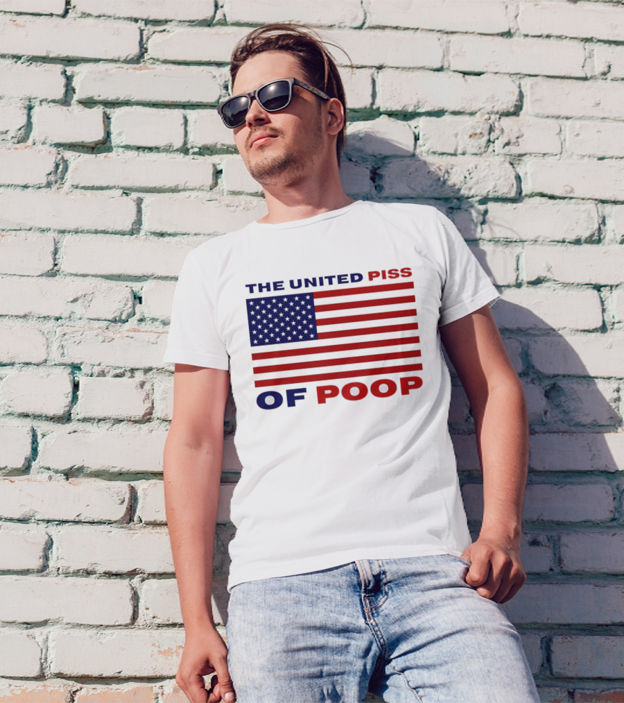 The United Piss Of Poop America Flag T-Shirt