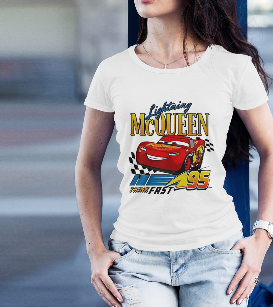 Lightning McQueen 95 Think Fast Racing Adventure T-Shirt