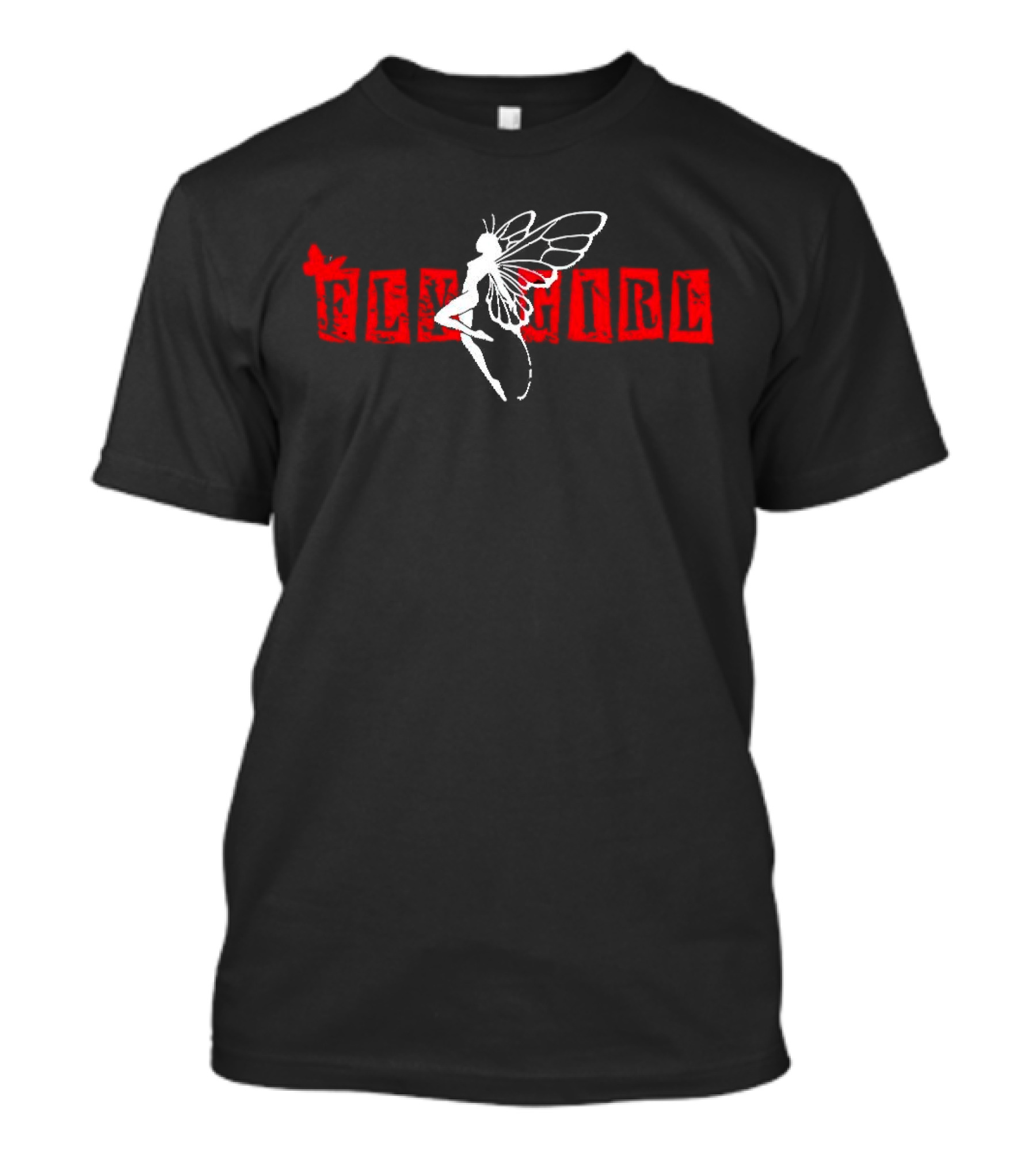 Beeztrapkotm Fly Girl Black Queen Fairy Wings T-Shirt