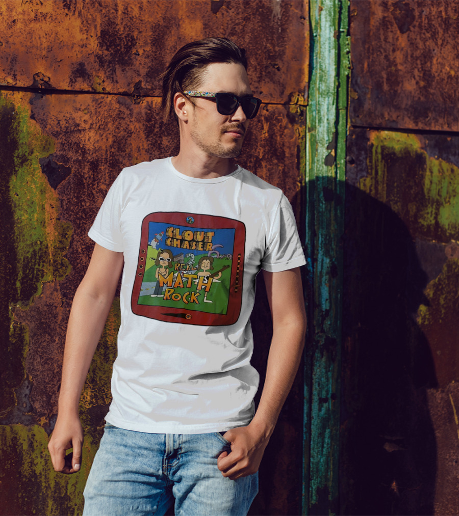 Clout Chaser Real Math Rock Cartoon TV Style Adventure T-Shirt
