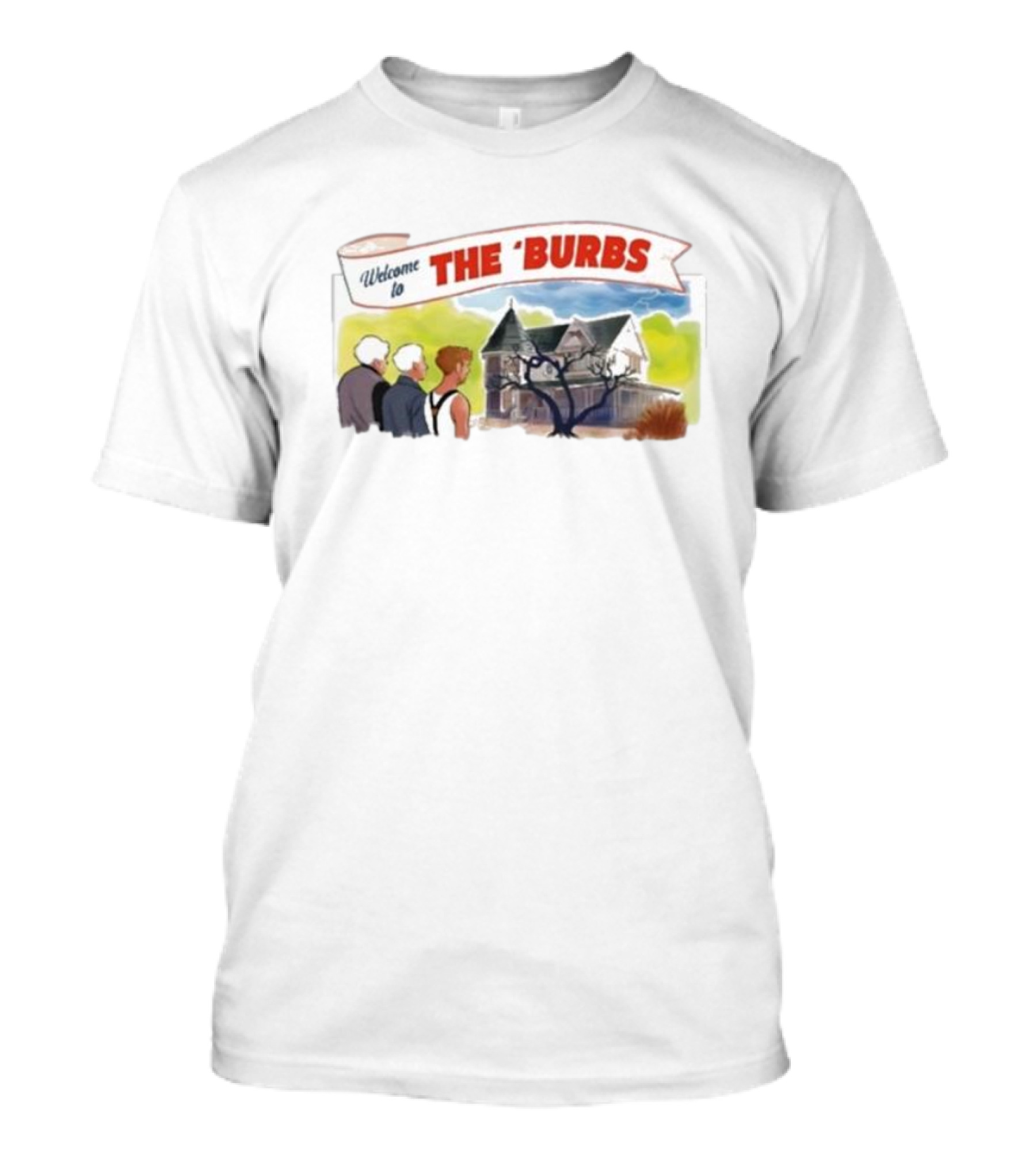 Welcome To The 'Burbs Mysterious House Scene T-Shirt