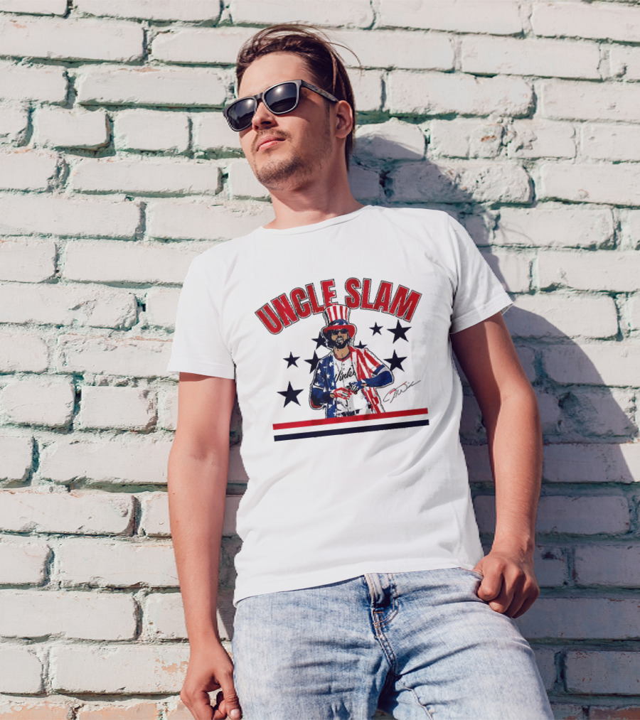 UNCLE SLAM Jesse Winker Signature Patriotic T-Shirt