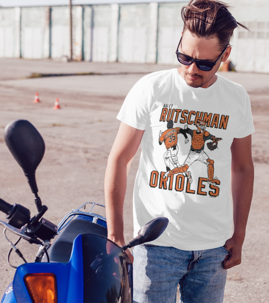 Adley Rutschman Baltimore Orioles #35 MLB Catcher T-Shirt