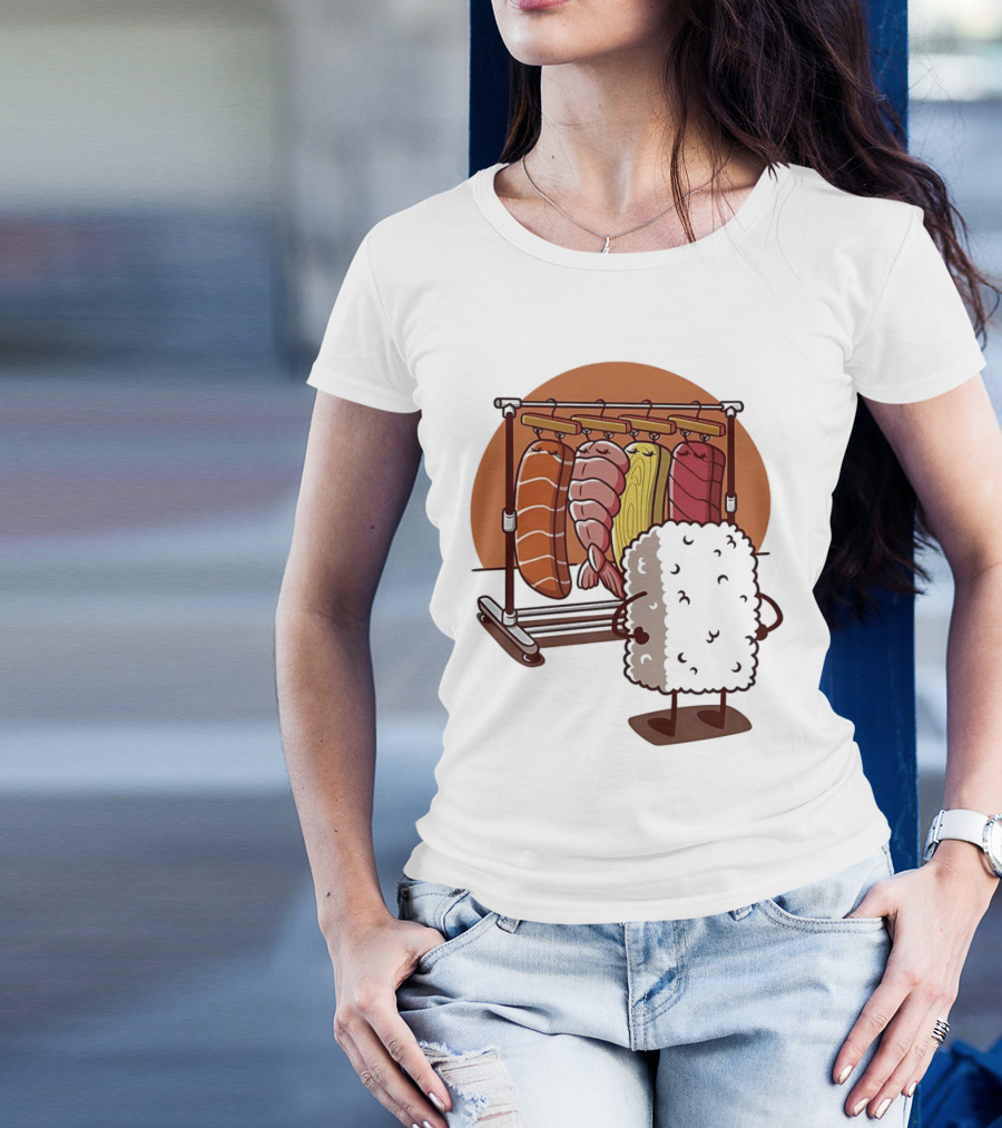 Sushi Wardrobe Nigiri Fashion Choices T-Shirt
