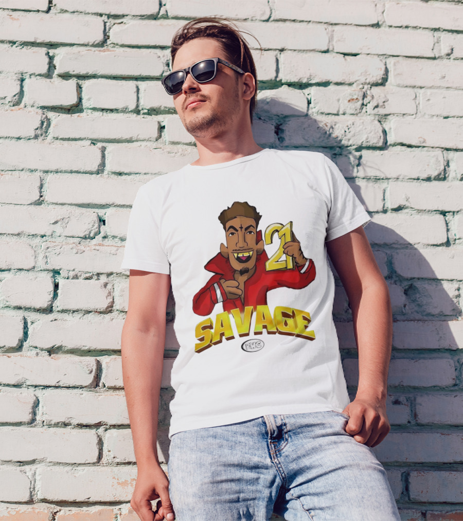 Savage 21 PWC Cartoon Character T-Shirt