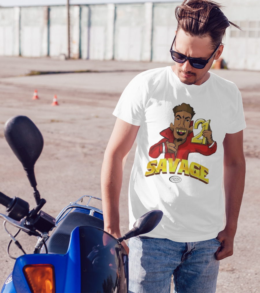 Savage 21 PWC Cartoon Character T-Shirt
