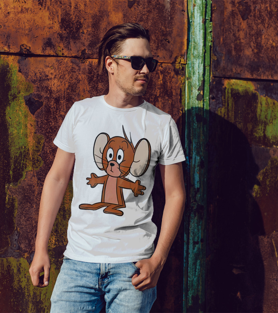 Hanna Barbera Tom And Jerry Jerry Iconic Character T-Shirt