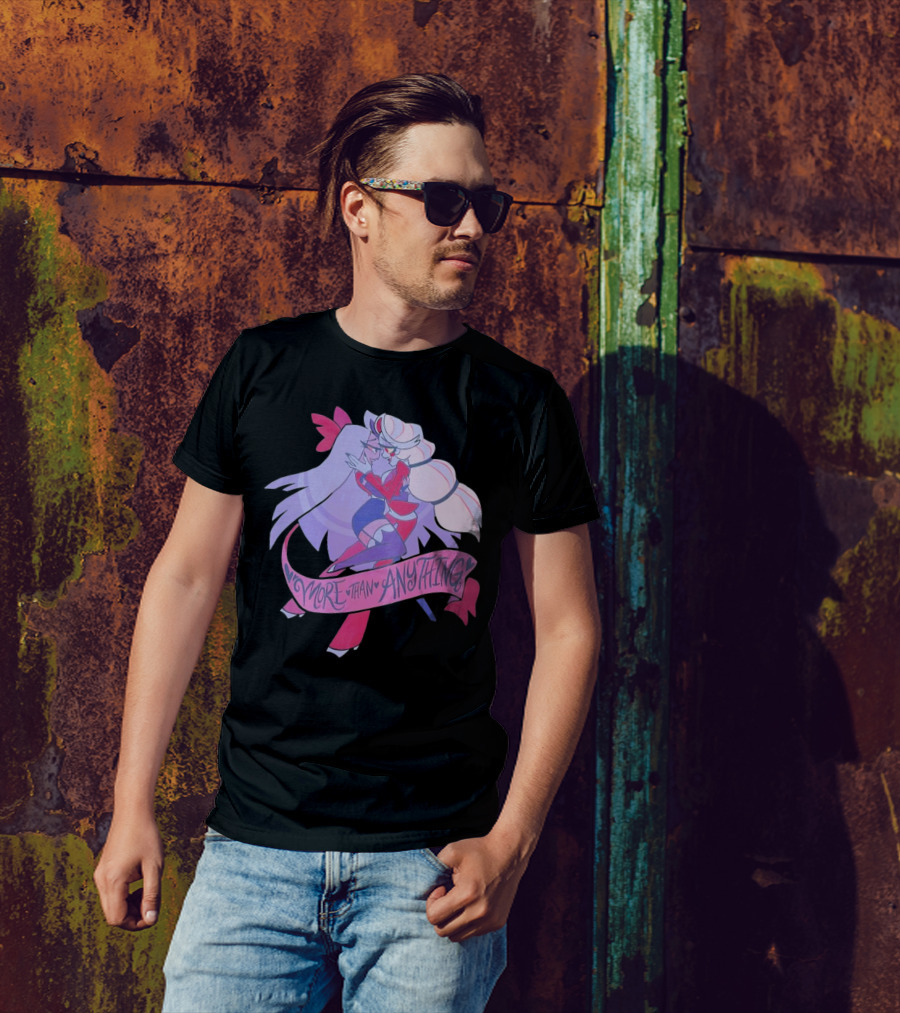 Charlie And Vaggie Hazbin Hotel More Than Anything T-Shirt