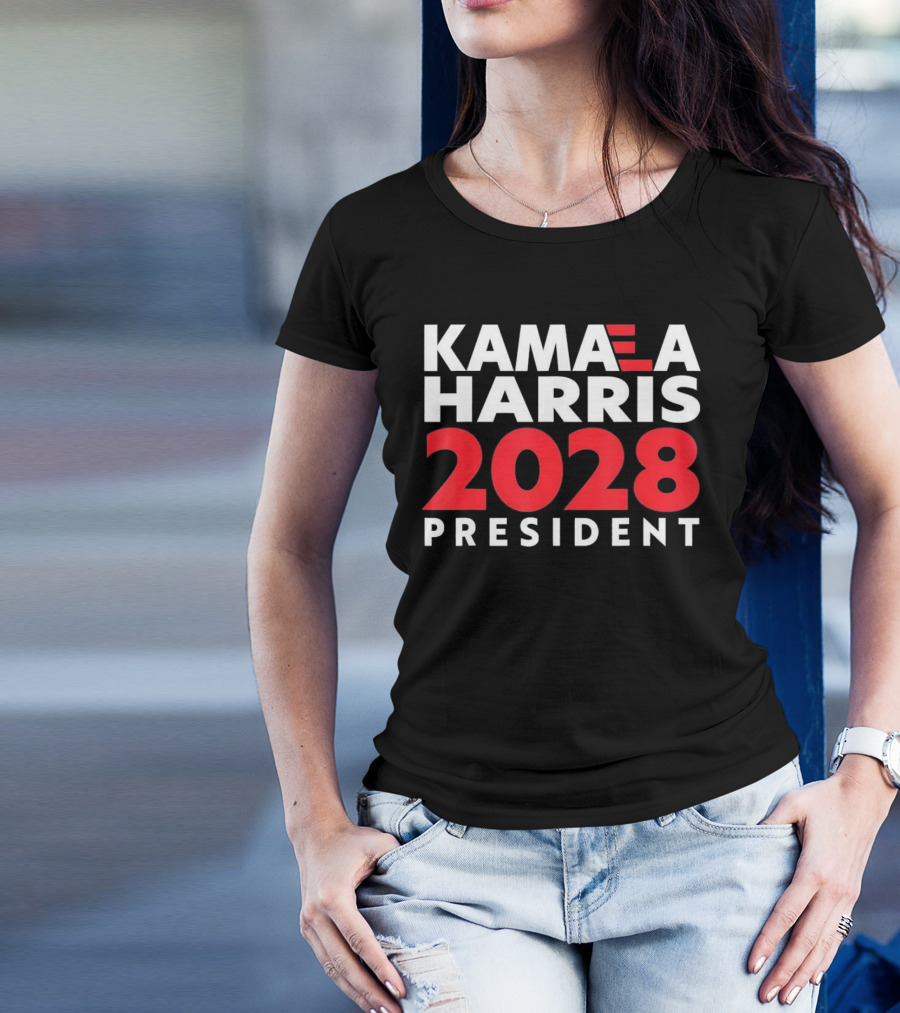 Kamala Harris 2028 President Campaign T-Shirt