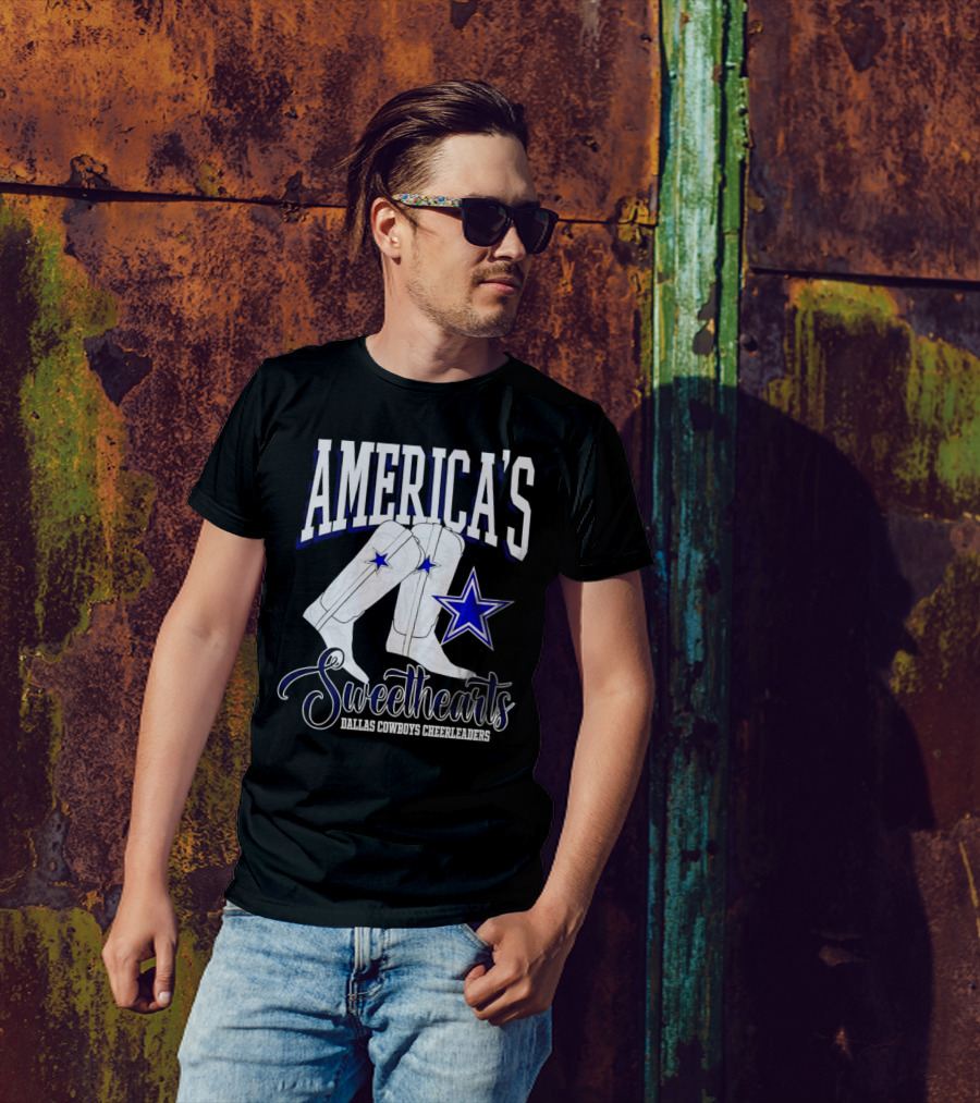 America's Sweethearts Dallas Cowboys Cheerleaders Boots T-Shirt