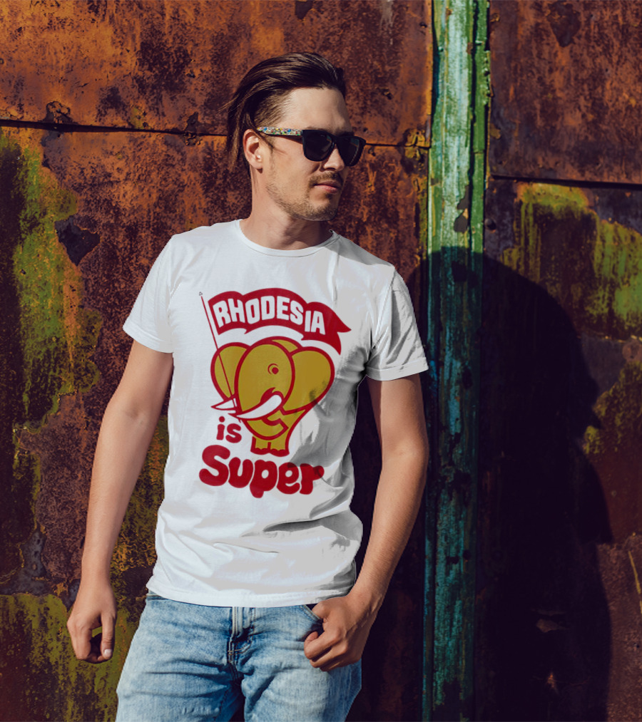 Rhodesia Is Super Elephant T-Shirt