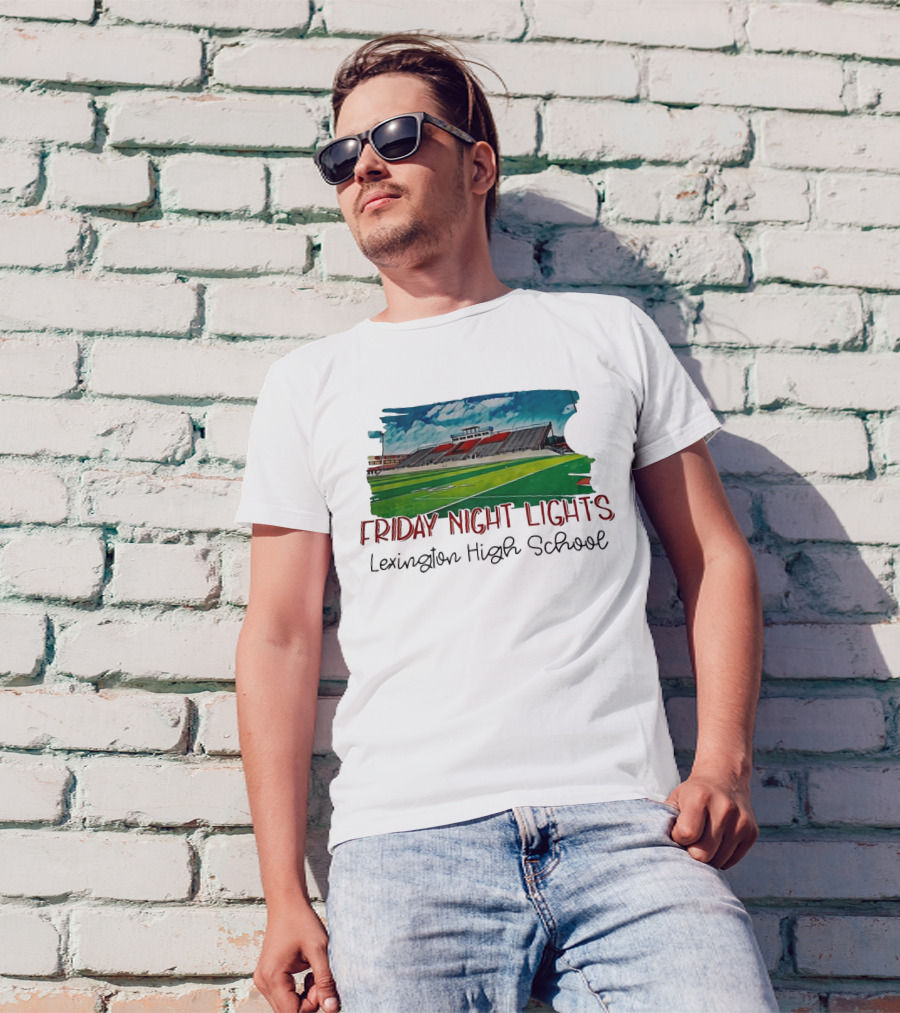 Friday Night Lights Lexington High School Football Stadium T-Shirt