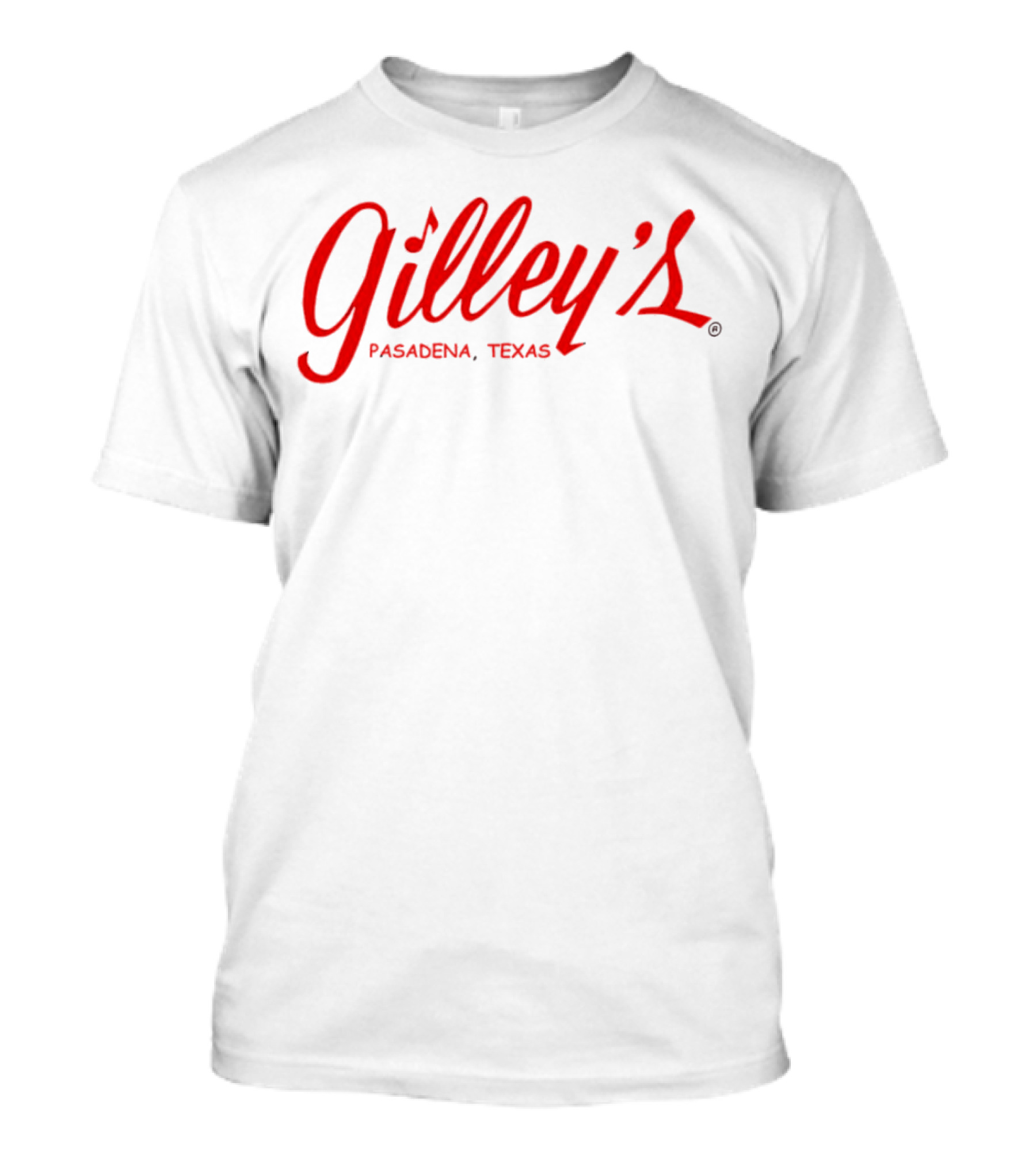 Gilley's Pasadena Texas Retro Logo Red Script T-Shirt