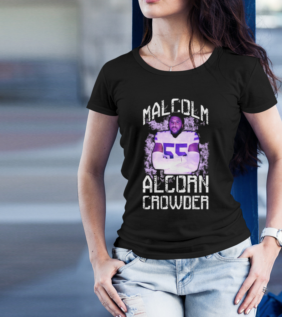Malcolm Alcorn Crowder Kansas State Wildcats 55 T-Shirt