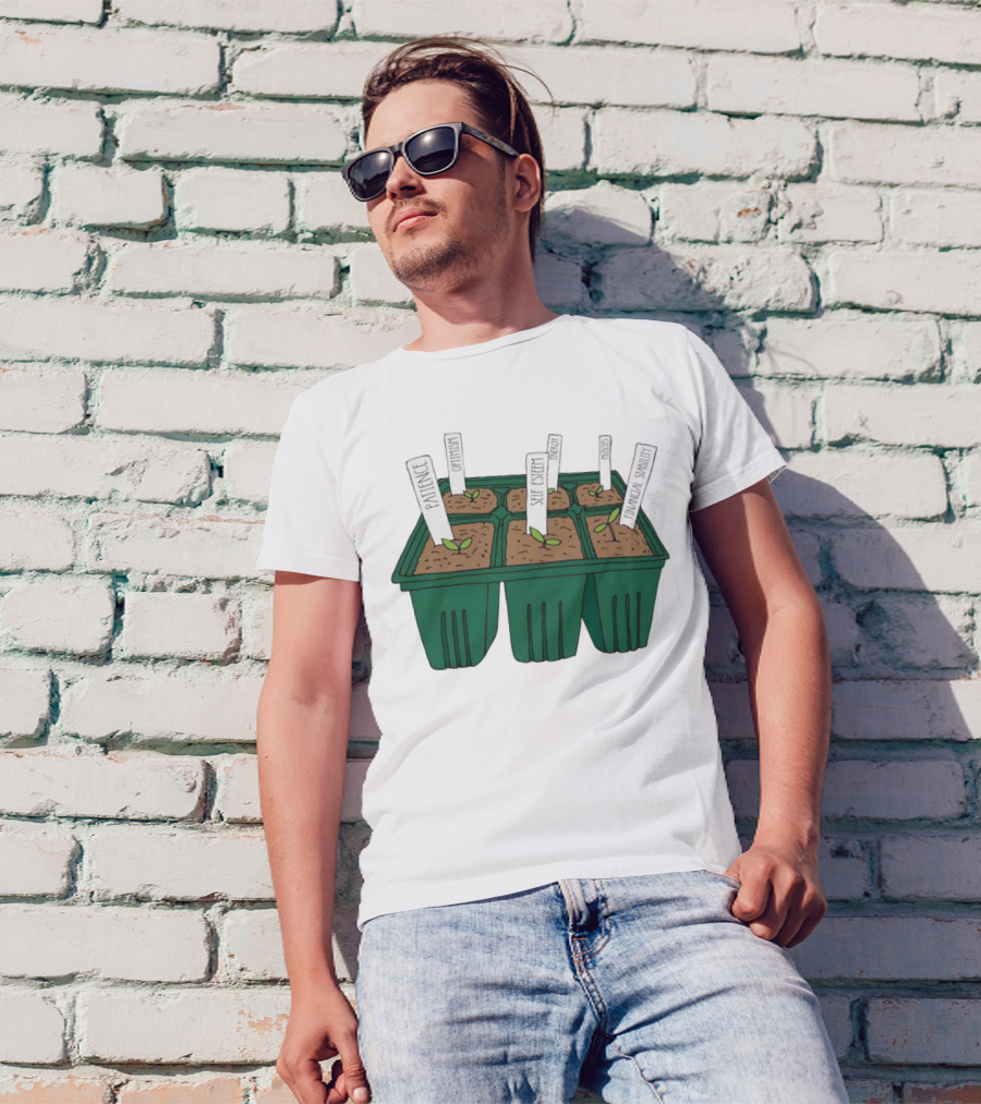 Patience Optimism Self Esteem Energy Finance Responsibility T-Shirt