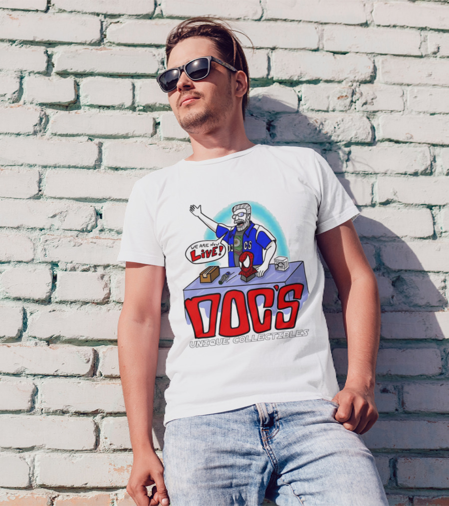 Doc's Unique Collectibles We Are Now Live T-Shirt